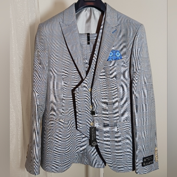 NWT Men's 3pc Suit - Picture 4 of 8